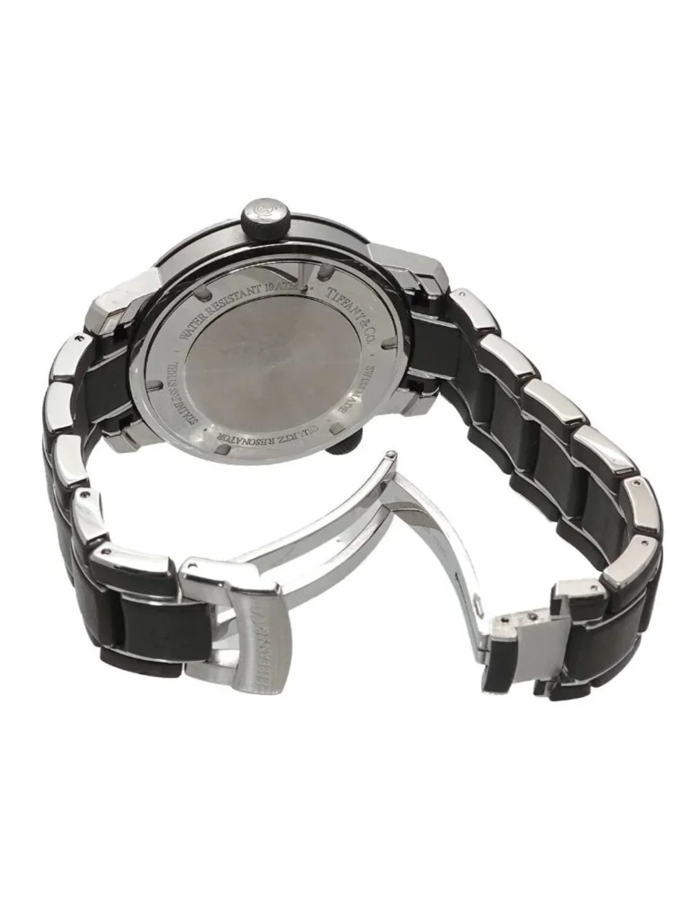 Tiffany & Co Mark Watch Date Gray Quartz
